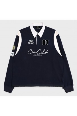 CHIOS CLUB - Oversize Shirt Hoodie FW2436BB Blue 